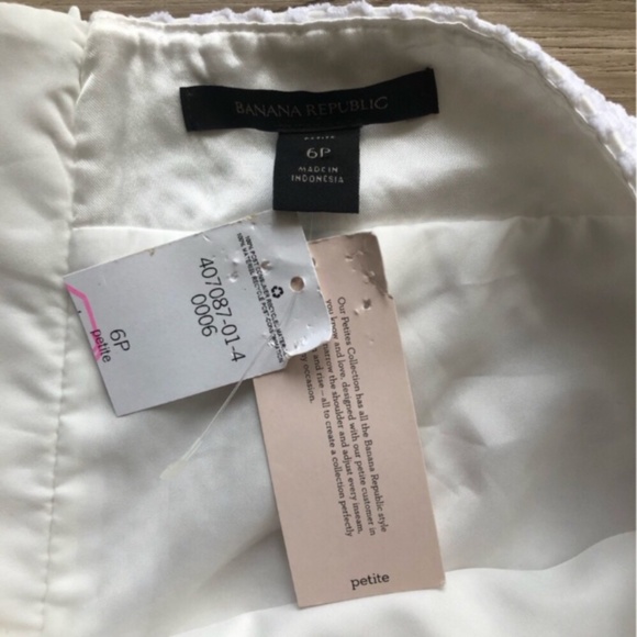 Banana Republic White Mini Skirt - Picture 4 of 8